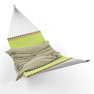 Hammock with wood railings — Ver 2