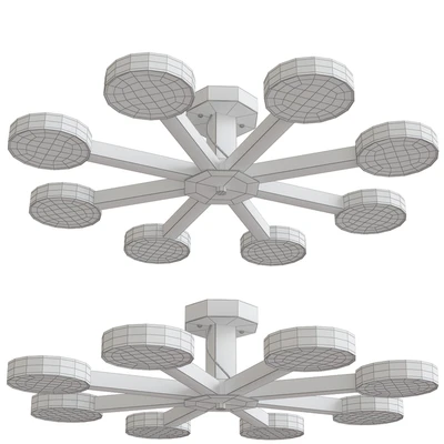Modern Luxury Multi Stem Lamp Chandelier — View 2
