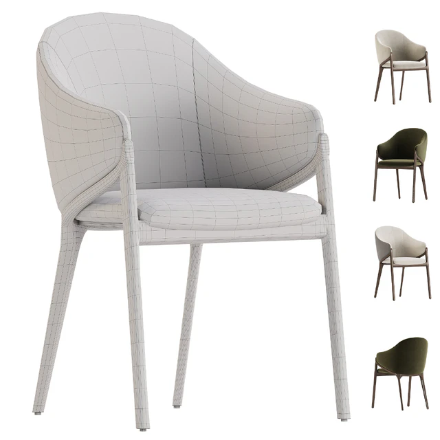 Chair Angel Cerda ACH200 walnut — Descargar