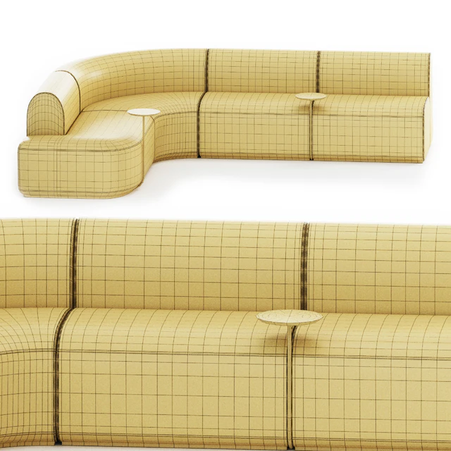 ARTIKO Sectional modular fabric sofa AT 16 by MDD — Descargar