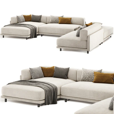 Sunday J Sectional Sofa with Chaise — Вид 3