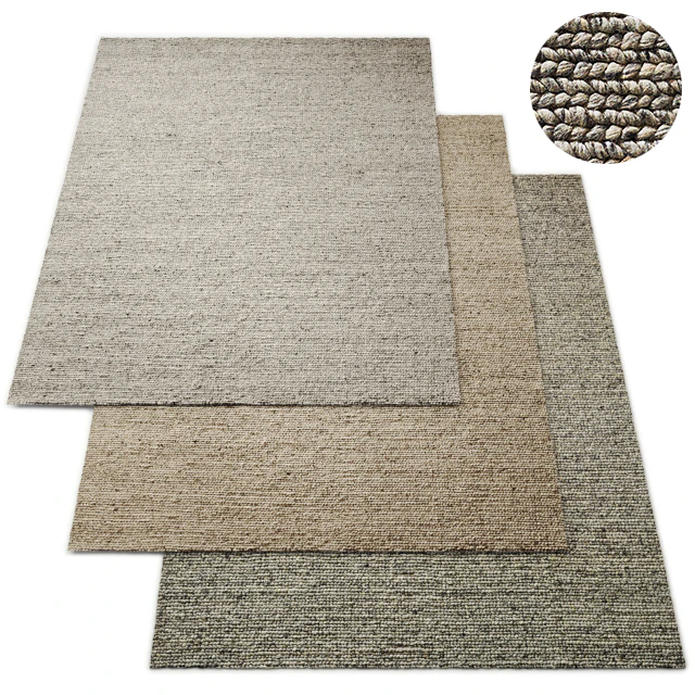 Moray Hand-Braided Wool Rug RH Collection — Скачать