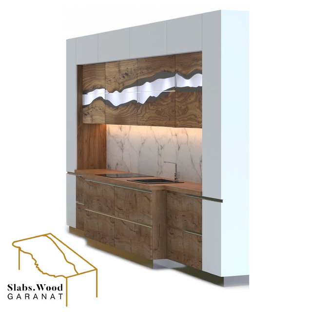 Кухня Slabs Wood Garanat — Скачать