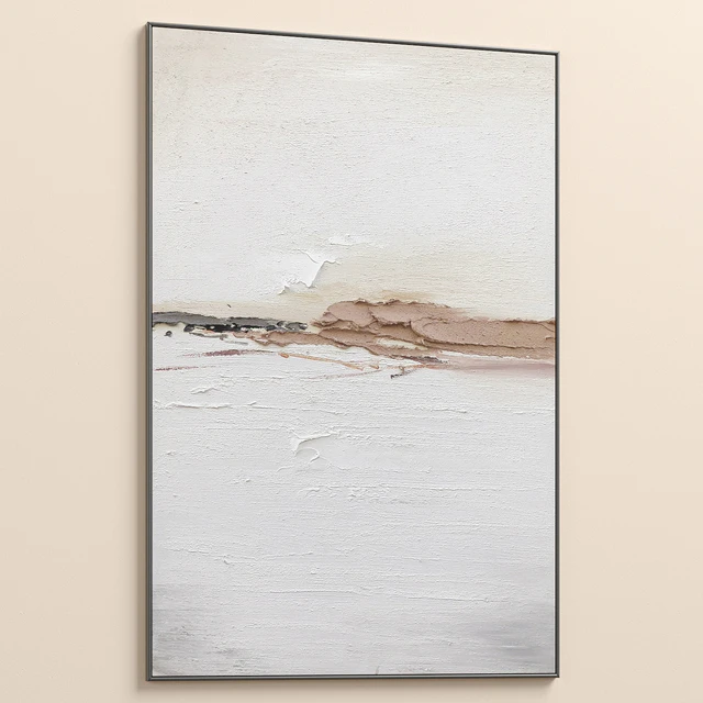Textural Abstract Neutral Landscape Wall Art C-841 — Descargar