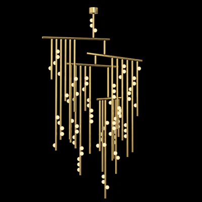 76-bulb Drop System Chandelier — Ver 6