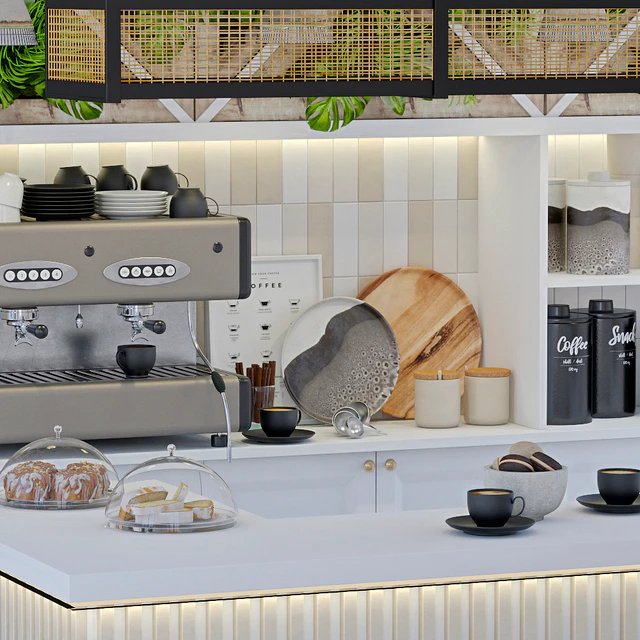 Coffee Shop. Vray — Descargar