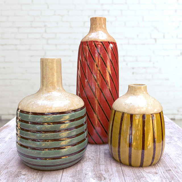 Rio Franco Ceramic Vases - Set of 3 — Descargar