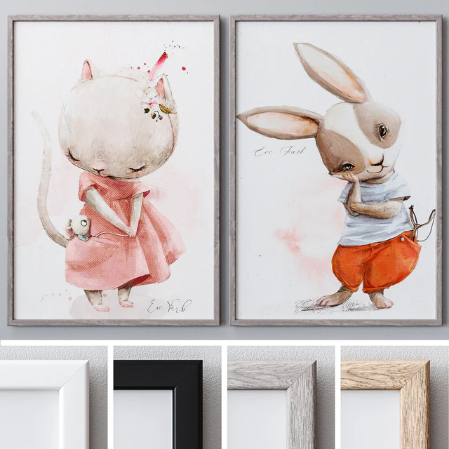Set of framed paintings 1138 — Descargar