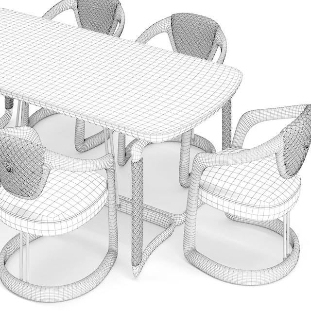 Versace Home Chair Table — Скачать