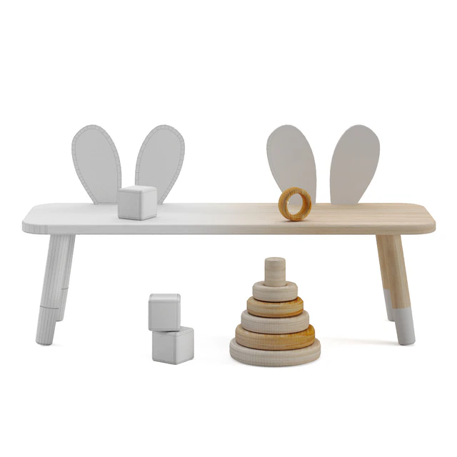 Zara Home Rabbit Kids Bench — Descargar