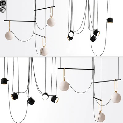 Flos Aim And Ceiling Light Pendant — Ver 1