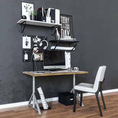 Workplace table ikea IDOSEN — Ver 1