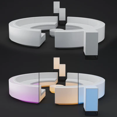 Vela Modular sofá set — Ver 1