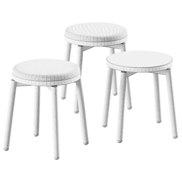 Viva Stool by Branca Lisboa / Деревянный стул — Скачать