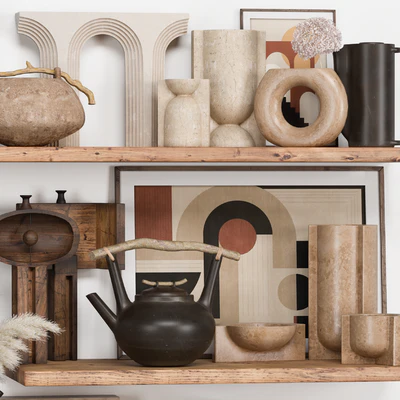 Decorative Set Rustic style 08 — Ver 4