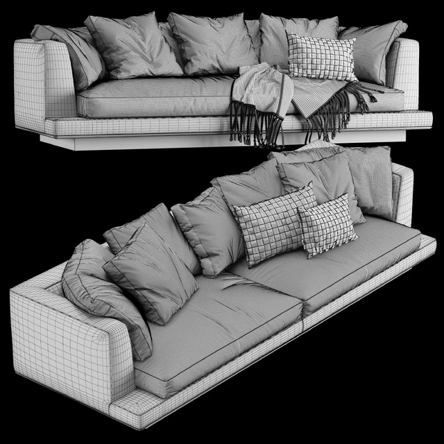 B&B italia Maxalto Aurae sofa — Descargar