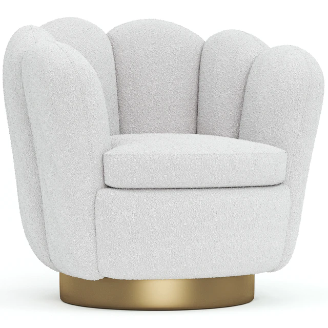 Swivel armchair Mirage Savona Nude — Descargar