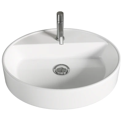 Lavabo da appoggio con foro rubinetto Londra ovale 50 Olympia — Вид 3