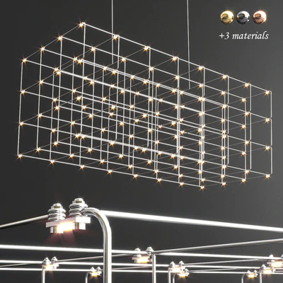 Cosmos Square Quasar Chandelier — Вид 1