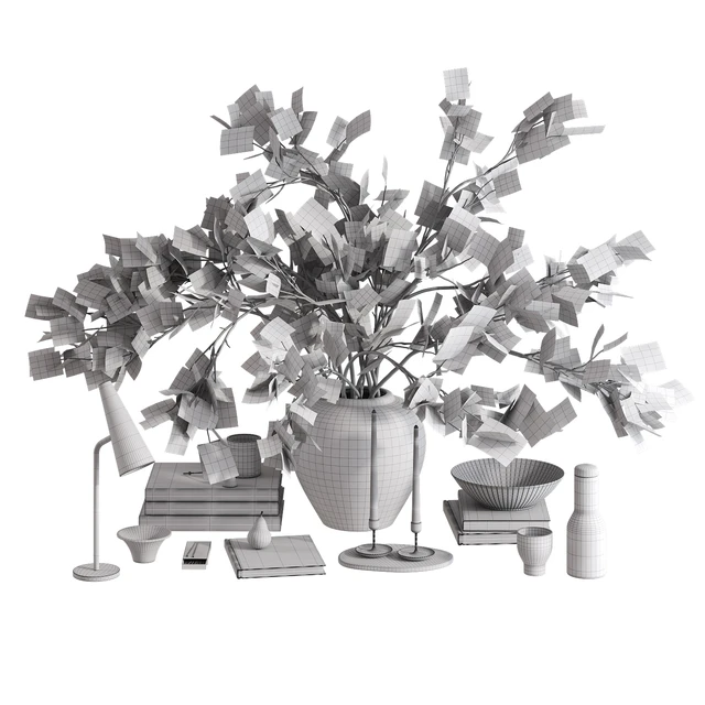 Branches bouquet decorative set — Descargar