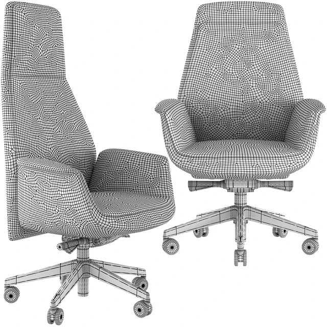 Office chair Poltrona Frau Downtown — Скачать