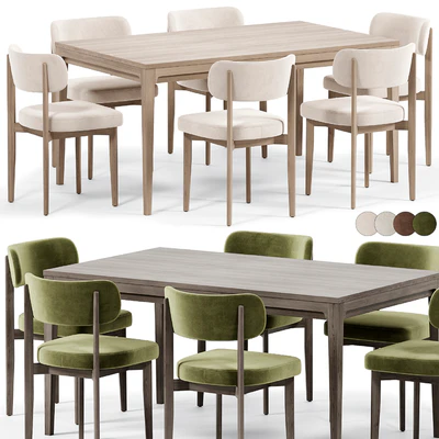 Seam Chair, Yunit Dining Table by Dantone Home — Вид 1