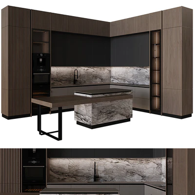 Kitchen in modern style 48 — Ver 4