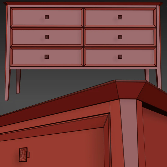 Chest of drawers and dresser. The Werby Ellington. dresser, nightstand. — Descargar