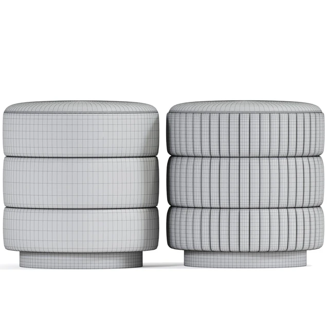 Cloud Nine Sherpa Ottoman Pouf — Descargar