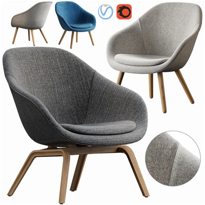 HAY LOUNGE ARMCHAIR — Ver 1