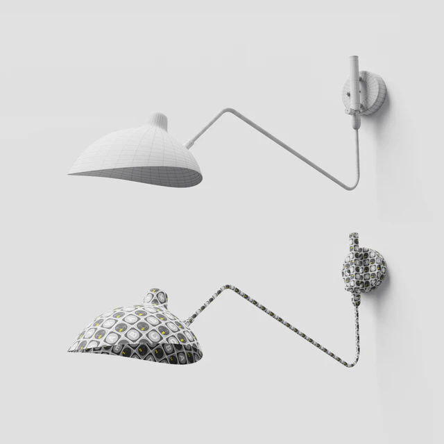 Sconce Mouille for 1, 2 and 3 lamps — Descargar