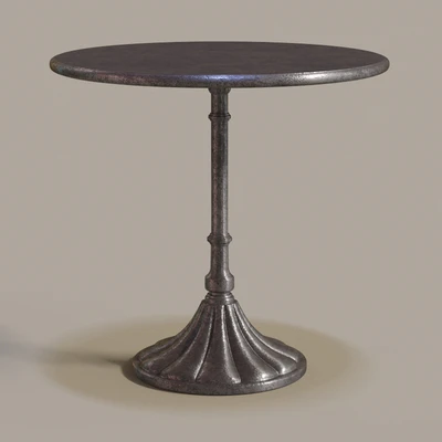20th C. Chrysanthemum Brasserie Table — Ver 1