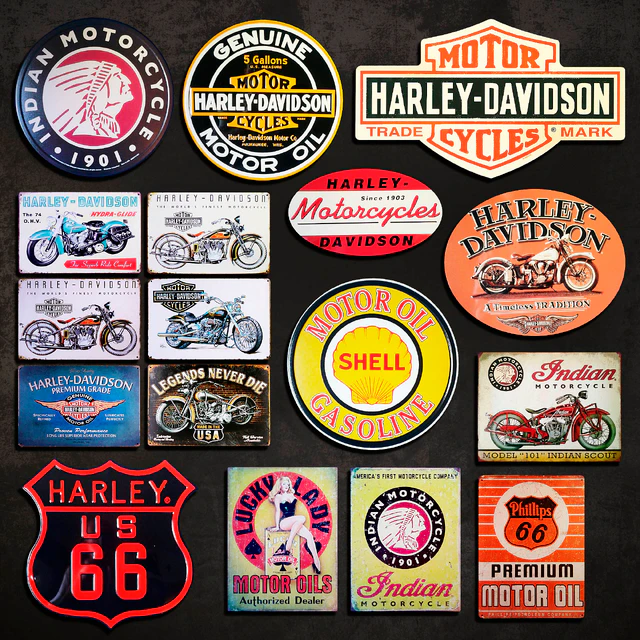 Metal Signs №10. Motorcycles — Descargar