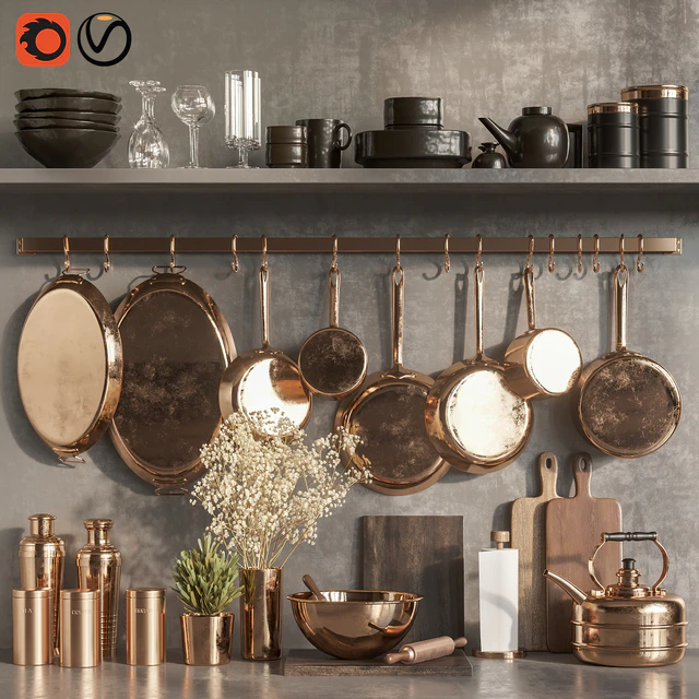 Kitchen Accessories set01 — Descargar
