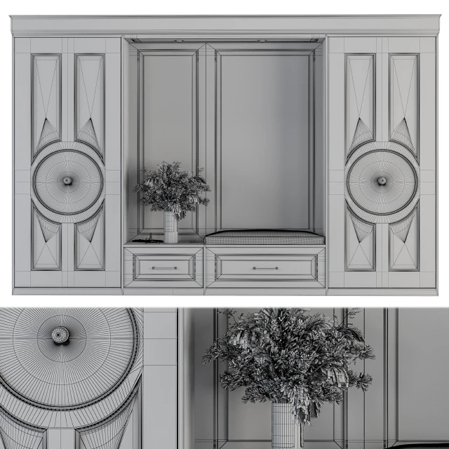 Hallway 16 - Black and Gold Set — Download