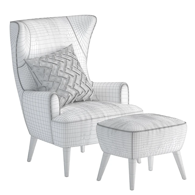 armchair Scandinavian Designs Katja High Back — Descargar