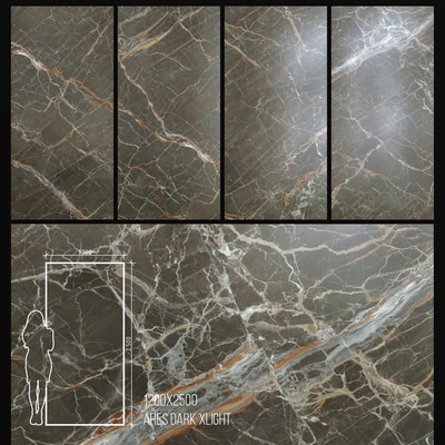 Ceramic Tile Urbatek Xlight 1200X2500 Ares Dark — скачать