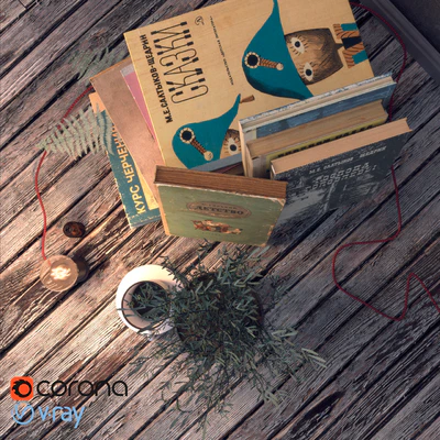 Декор с книгами — Вид 2