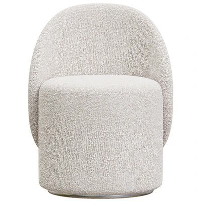 Nordic Boucle Round Vanity Stool — Вид 5