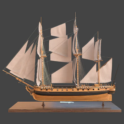 Sailing ship "Katrin" — Ver 3