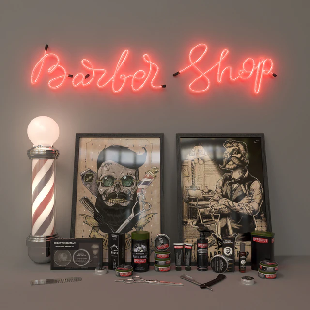 Barber shop set — Скачать