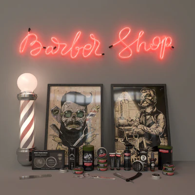 Barber shop set — Вид 1