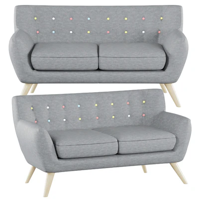 Carson Carrington Brandbu Button-tufted Loveseat — Скачать
