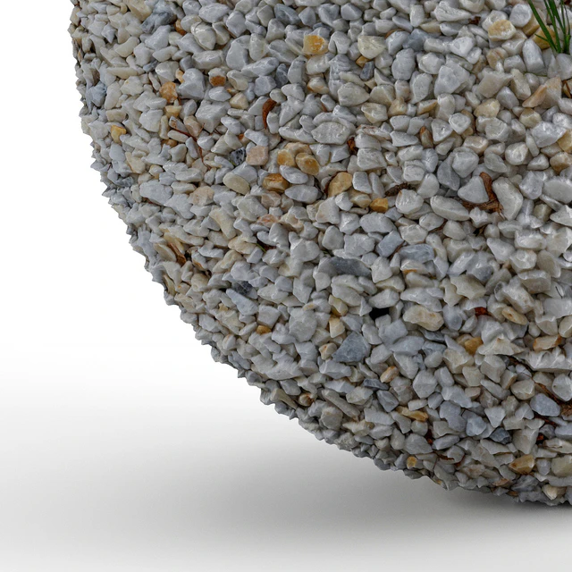 Seamless white pebble texture — Descargar