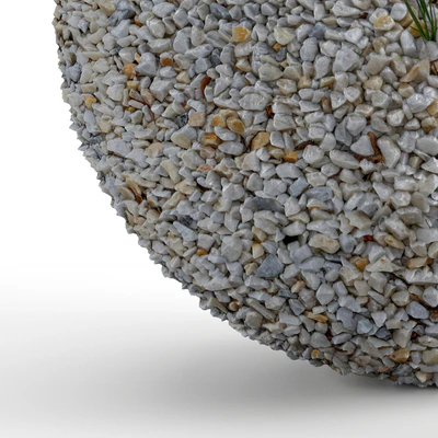 Seamless white pebble texture — Ver 6