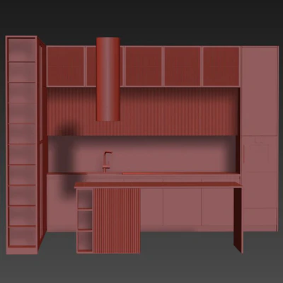 Kitchen 060 400x320x290H — Вид 3