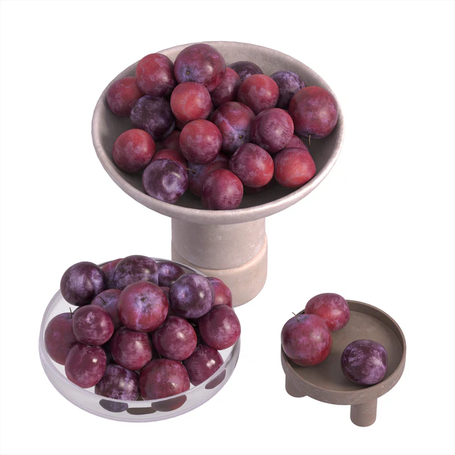 Cherry plum in vases — Скачать