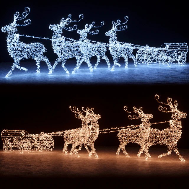 Garland with reindeer from garlands — Descargar