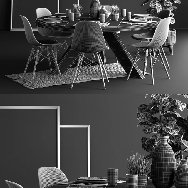 Dining set LOFT — Скачать