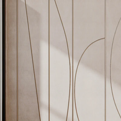 Decorative wall 3d panel headboard 026 — Ver 5